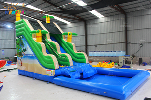 Nhà máy hàng đầu Inflatable Lave chủ đề trượt nước, Inflatable mùa hè trượt nước Đầm phá, phim hoạt hình vui chơi giải trí công viên nước - Product Image 6