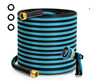 Nouvelle Arrivée 2026 <span class=keywords><strong>Tuyau</strong></span> de Jardin en Caoutchouc Polyester Ultra Léger 1/2'' Haute Pression 150 PSI Durable Résistant aux Éclats en Aluminium - Product Image 1