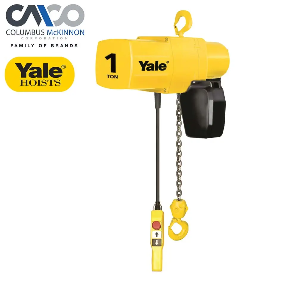 Digunakan Di Pabrik Manufaktur Menggunakan Yale German Technology 250Kg Hingga 2Ton Electric Chain Hoist Chain Block