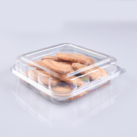 Récipient d'emballage en plastique transparent pour gâteau de boulangerie à emporter Emballage de boulangerie transparent Boîte