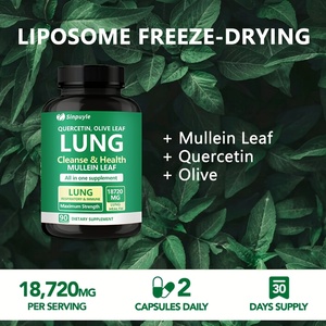 Cápsulas de Extracto de Hoja de Gordolobo Orgánico para Limpieza Pulmonar, Suplemento Natural a Base de Hierbas para Fumadores, Disponible en EE. UU. - Product Image 5