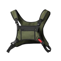Yakeda Sac Gilet Tactique de Sport Sacs d'Entraînement de Gym Tactiques Gilet en Maille Souple Porte-Plaque Réglable Gilet Tactique