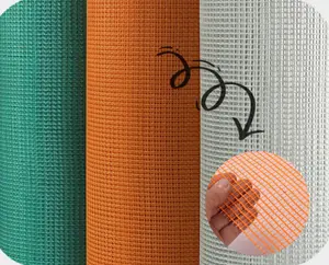 Hot Sale For Building Silica DIY Wholesale Soft Blue Fiberglass Cloth Well-Positioned Drywall 5*5 Reinforcing Screen Mesh Roll