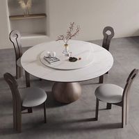 Französisch Retro Modern Luxus Massivholz Esstisch Wasser tropfen Bein Nordic Style Assembled für Home Restaurant Verwendung