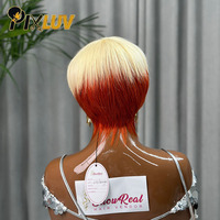 Proveedor de Pelucas de Cabello Humano Corto al por Mayor, Peluca de Cabello Humano con Corte Pixie, Cabello Virgen sin Pegamento, Peluca de Cabello Humano 100% con Cutícula Alineada, Cabello Natural