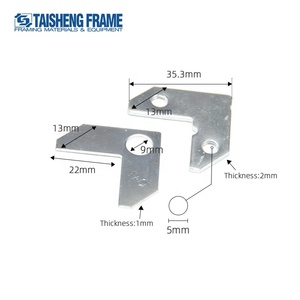 Alüminyum alaşım resim çerçevesi köşe parantez çerçeve aksesuarları - Product Image 2