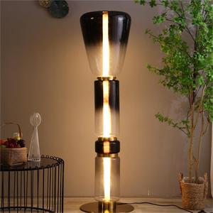 Lámpara de Pie de Vidrio Creativa Minimalista Nórdica para Dormitorio, Lámparas de Estudio Modernas y Únicas para Sala de Estar, Hotel, Sala de Exposiciones - Product Image 6