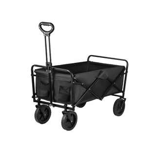 Cao cấp ngoài trời 4-bánh Xe đẩy giỏ hàng cắm trại bãi biển gấp <span class=keywords><strong>Wagon</strong></span> giỏ hàng - Product Image 2