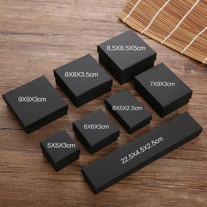 Wholesale Simple Fashionable Jewelry <b>Box</b> Custom Logo Printed <b>Cheap</b> Cardboard Paper with Sponge Liner Portable for <b>Gift</b> Packing - Product Image 2