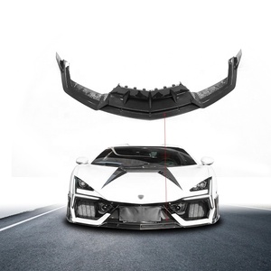 Lèvre avant en fibre de carbone sèche style MSY pour Lamborghini Revuelto, pièces de rechange pour pare-chocs avant - Product Image 1