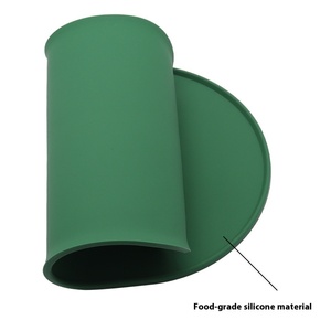Wasserdichte Umweltfreundliche Runde Silikon-Hundenapfmatte mit Solidem Muster Haustier-Fütterungsmatte - Product Image 3