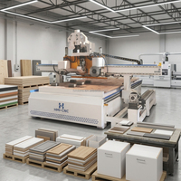 Routeur CNC à bois 5 axes ATC avec moteur servo AC à roulement et broche ATC pour le bois, le PVC, le MDF et les plaques acryliques