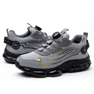 Zapatos de seguridad industrial con fondo automático para hombre, transpirables, antiestáticos, a prueba de perforaciones y con aislamiento de impactos, para hombre - Product Image 1