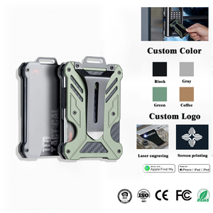 Portafoglio Sottile Personalizzabile con Finestra Trasparente per <span class=keywords><strong>Carte</strong></span>, Porta Biglietti da Visita in Alluminio - Product Image 1