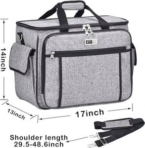 Free Sample Portable Protective Outdoor Carrying <b>Sewing</b> Machine <b>Bag</b> Tote <b>Bag</b> for <b>Sewing</b> Machine and Extra <b>Sewing</b> Accessories - Product Image 2