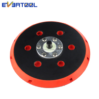 EVERTOOL Plaque de ponçage DA 6 pouces multi-trous, sans poussière, avec fixation auto-agrippante et extraction latérale des poussières