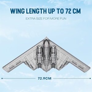 EN STOCK 33038 Bloques de Construcción Militares, Modelo de Bombardero B-2, Ladrillos de Avión Creativos, Juguete de Ensamblaje para Niños, Set de Regalo de Navidad - Product Image 2