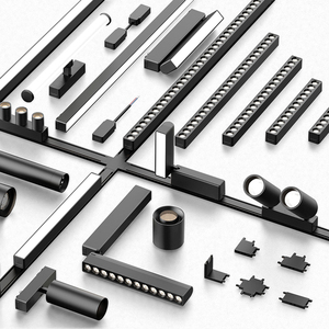 Système d'éclairage sur rail magnétique DC48V en gros et au détail, rail magnétique noir et blanc, éclairage sur rail magnétique LED pour musées de luxe - Product Image 3