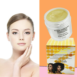 Crème Visage Naturelle Éclaircissante au <span class=keywords><strong>Lait</strong></span>, au Gluta et au Collagène pour Peaux Noires : Soin Révélateur de Jeunesse et de Douceur pour une Peau Plus Claire - Product Image 2