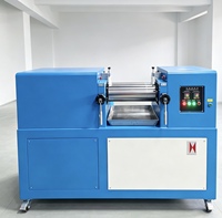 Mélangeur de caoutchouc à deux rouleaux XK-160 pour laboratoire, vitesse variable à fréquence variable avec certification CE