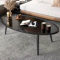 Ensemble de tables basses minimalistes modernes de style scandinave pour petits appartements - Table d'appoint de salon