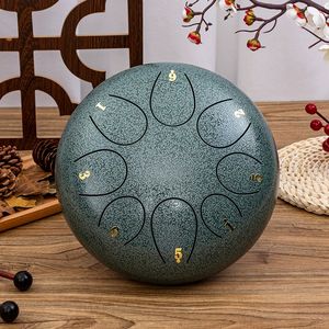 High Quality 8 Inch 8 Tone Tongue Drum Professional Performance Steel Tongue Drum <b>Percussion</b> Musical <b>Instrument</b> - Product Image 5