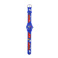 Montre pour enfants, motif planète de dessin animé, montre de sport 3D, montre de luxe pour enfants, chronographe étanche, analogique, PC, acier inoxydable, 18 mm, PV... 3D C...
