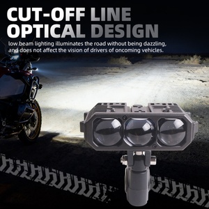 Sanvi S30 - Luces LED Blancas de Fábrica a Bajo Precio, Resistentes al Agua, para Niebla/Trabajo, para Parrilla de Coches - Product Image 2