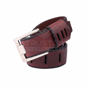 Cinturones de cuero de diseño personalizado de fabricante, cinturones de cuero genuino para hombres de alta calidad, cinturones de cuero genuino para hombres - Product Image 1