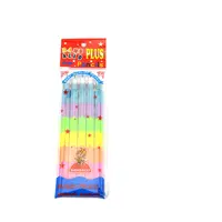 2020 Colorful Stacker Swap 8 Color Section Building Block Non-Sharpening Pencil multifunction Bullet pencil For Kids