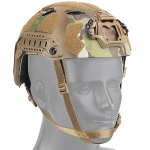 Casco Táctico FAST SF Super High Cut Ligero Modular con Cubierta Elástica para NVGs, Riel Esqueleto y Accesorios de Paintball - Product Image 6