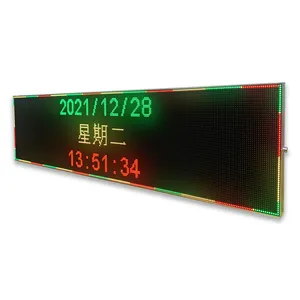 A2 LED Billboard programável RGB LED Sinal Rolagem Publicidade Message Board Contagem regressiva Temporizador