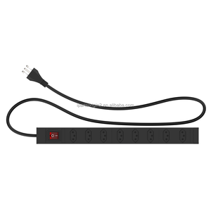 PDU Modular Profesional para Gabinete 1U de 19 Pulgadas con 8 Tomas de Corriente, Unidad de Distribución de Energía de Alta Calidad para el Mercado Brasileño - Product Image 6