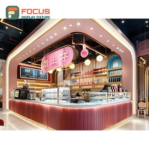 Custom Coffee Display Rack Tall Retail <b>Shelf</b> Bean Bag Area <b>Walnut</b> Product Display Rack - Product Image 4