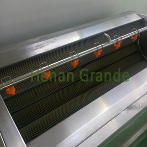 Sắn/Cà rốt/gừng/nghệ máy giặt bàn chải con lăn rửa loại gừng Máy lột - Product Image 6