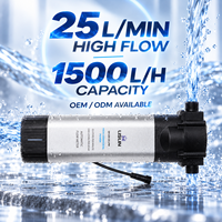 Module d'eau ultraviolette longue durée 5000H 270 à 280nm 25 LPM, unité activée par le débit pour chauffe-eau instantané, distributeur d'eau, purificateur UV