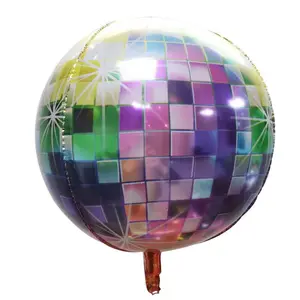 Großhandel verschiedene Modelle 22''4D Folien ballons Fußball Muster Helium Mylar Globos 4d Ballon