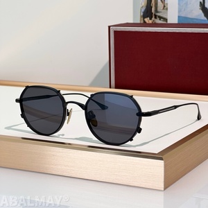 JMM HARTANA SIZE 48-21-146 Lunettes de soleil pour hommes et femmes de qualité supérieure, lunettes de soleil de créateur, style punk classique, luxe, titane, UV400, avec boîte - Product Image 3