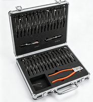 Outils de serrurerie automobiles Lishi durables et professionnels, 32 pièces, conçus pour un travail précis sur les serrures de porte, compatibles avec toutes les marques