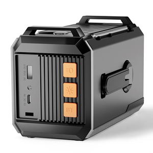 <span class=keywords><strong>Radio</strong></span> de Emergencia Retro para Exteriores de 20000mAh con Función de Internet, Banda FM, Linterna de Alta Potencia de 600 LUX, Manivela y Energía Solar 5V2A - Product Image 1