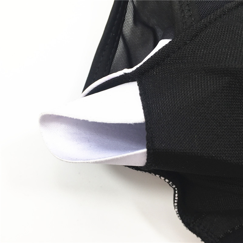 2021 Sexy Kapok printed backless mesh black swimsuit hot sale swimsuit