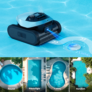 <span class=keywords><strong>Robot</strong></span> de nettoyage de <span class=keywords><strong>piscine</strong></span> automatique sans fil, haute qualité, intelligent, avec évitement d'obstacles, aspirateur de <span class=keywords><strong>piscine</strong></span> sans fil pour piscines en béton, <span class=keywords><strong>carrelage</strong></span> et vinyle - Product Image 1