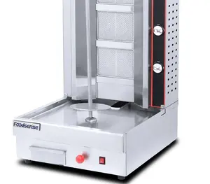 Commercial Gas Shawarma 2 Burners Kebab Machine Shawarma Machine