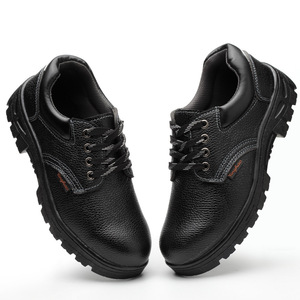 Comfortable Breathable Mid Cut <strong>Work</strong> Safety Shoes Steel Toe Design Anti-Smash Anti-Puncture New Leather for Summer Road <strong>Mate</strong> - Product Image 5