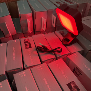 Luz <span class=keywords><strong>de</strong></span> videoconferencia portátil HD con RGB Mini LED Ideal para cámaras <span class=keywords><strong>de</strong></span> teléfono y Vlogging - Product Image 6