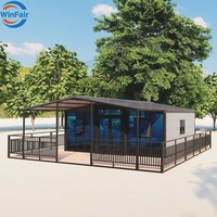 WinFair Oem Bas Prix Préfabriqué Une Chambre 20Ft Living Expandale Container Maisons Maisons Préfabriquées Pliable Maison Avec Porche