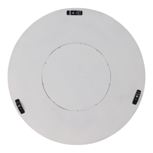 Specchio da parete moderno in legno, rotondo, decorativo per camera da letto, corridoio, ingresso, soggiorno - Product Image 6