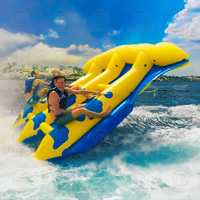 Vente en gros de bateaux gonflables remorquables Flyfish Sports nautiques bateau banane gonflable tube remorquable pour jeux d'eau