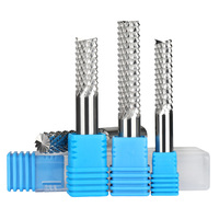 Fraise à dents de maïs en carbure de 6 mm pour gravure et découpe de cartes de circuits imprimés, de plaques époxy et de circuits électroniques