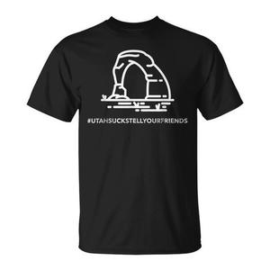 T-shirt Délicat Arch Zions Utah Rules Utah Sucks for Friends Produit promotionnel - Product Image 2